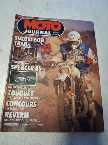 Moto journal 1985 689 suzuki - moto,