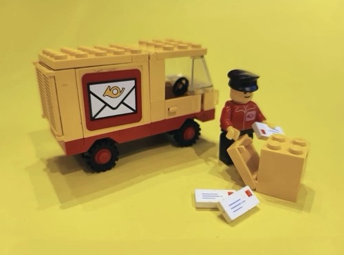 Vintage lego town 6651 post - town,