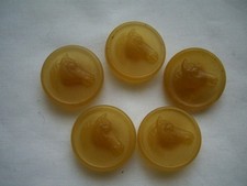 PALE AMBER, HORSE HEAD DESIGN