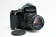 TESTED Pentax 67 Late Medium Format 6x7 Film Camera + SMC 105mm F2.4 + TTL Prism