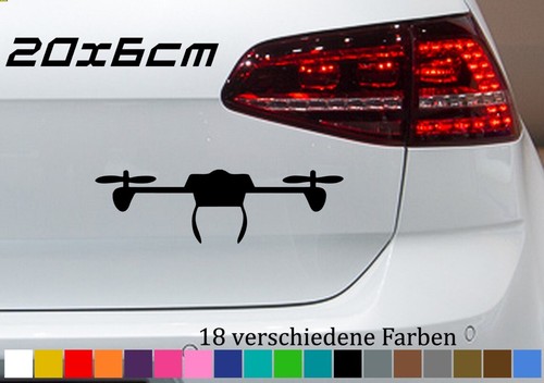 Sticker drone 20x6cm sticker