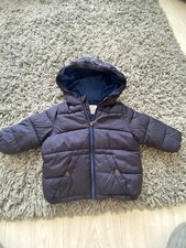 Zara Baby Boy Navy Padded Jacket Size 9-12 Months