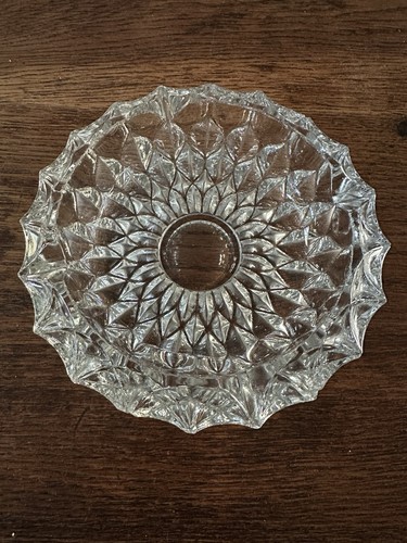 Large heavy vintage - large, crystal