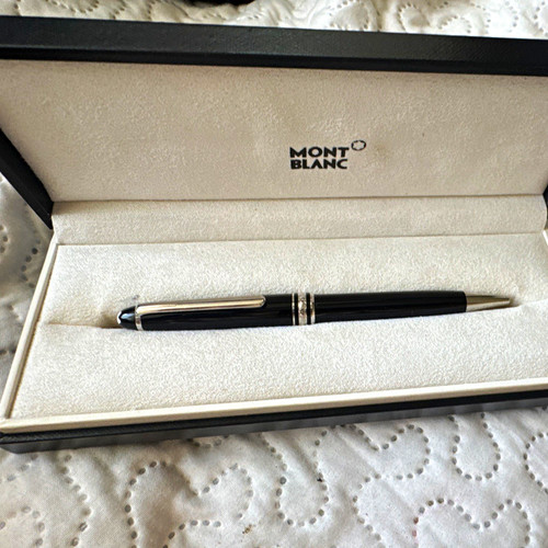 Montblanc black ballpoint - montblanc,