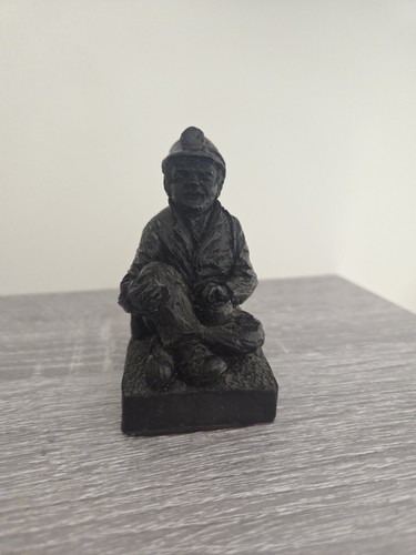 Coal miner figurine - miner,