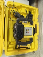 Leica Rugby 620 Li-ion Laser Level Rod Eye 160 Receiver with Charger and Case