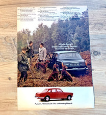 AUSTIN 3 LITRE 1970s - FRAMEABLE COLLECTIBLE ORIGINAL CLASSIC CAR ADVERT