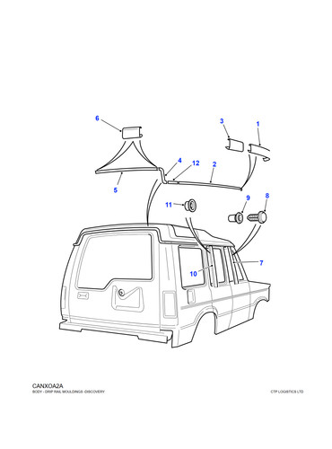 Land rover genuine finisher - finisher, d