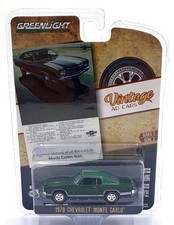 Greenlight 1/64 Scale 39030-D - 1970 Chevrolet Monte Carlo - Green