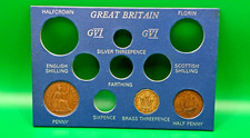 1938 Vintage British Coin GREAT BRITAIN Gift Set  87th Birthday ONLY 3 COINS