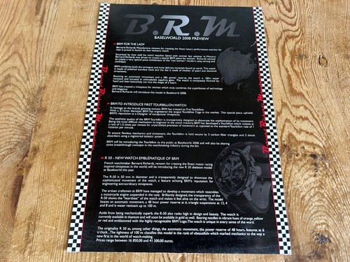 Press note m - -, bernard