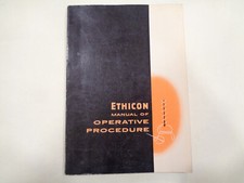 Vintage 1951 Ethicon Manual of