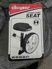 Clicgear 3-Wheel Golf Cart Seat, For 1.0, 2.0, 3.0, 3.5+, 4 New Unused