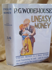 P. G. Wodehouse "Uneasy Money" 1926 Methuen Hardback w/FDJ