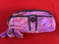 Kipling Small Magenta & Navy Blue Clutch Bag.monkey