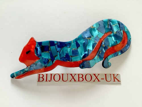 Lea stein panther brooch best - lea, brooch.