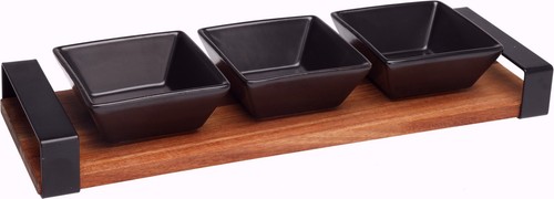 Dip bowl serving set - serving, 3