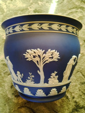 Large Antique? Wedgwood Jasper Ware Planter 