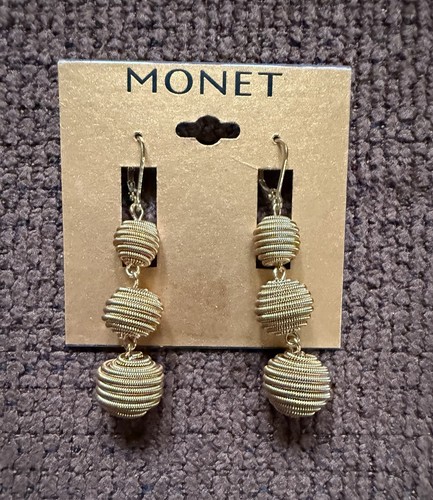 Vtg monet gold tower ball - monet,
