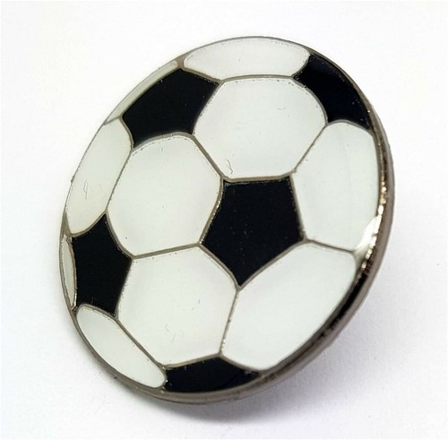 Football metal enamel pin - metal,