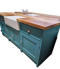 Painted freestanding kitchen - painted,