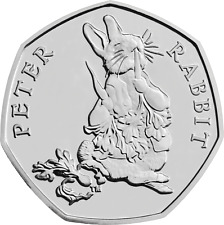 2018 Brilliant Uncirculated Peter Rabbit Radish 50p Coin Sealed Royal Mint Pack 