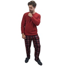 Mens Pyjama Warm Fleece