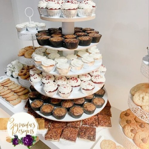 Cupcake stand tier - tier, white