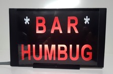 NEW BAR HUMBUG Red Led Light
