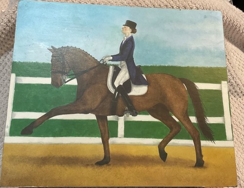 Dressage horse and rider - horse,