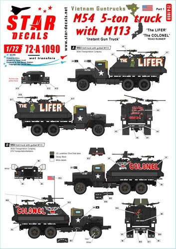 Star decals a1090 - decals,, 72-a1090