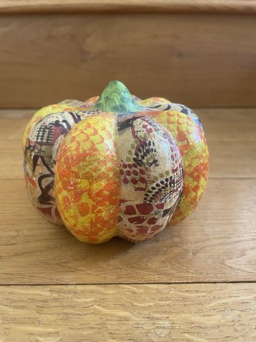 Small papier mache colourful - mache,