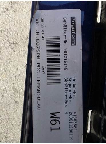 Bmw series e82 rear bumper - series,