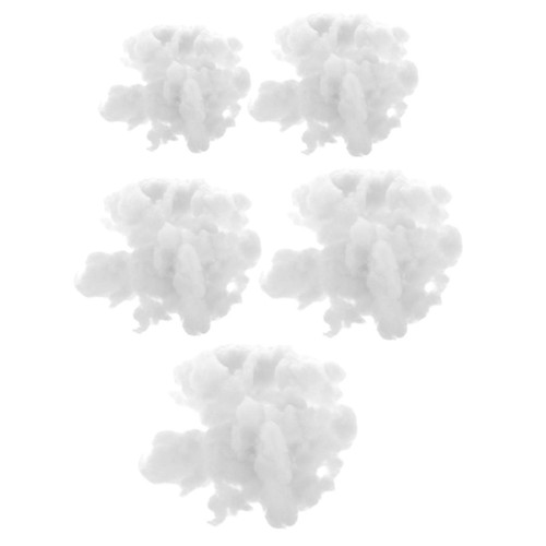 White fiberfill for crafts - white, diy