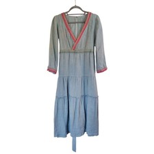 120% Lino Paris Linen Blue