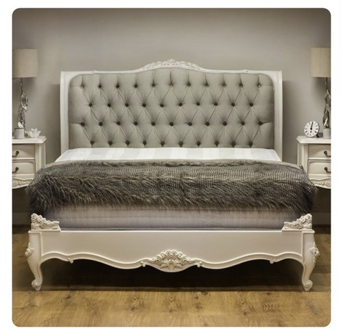 Upholsteted french double bed - upholsteted,