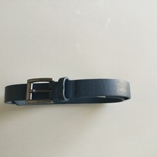 Stussy Leather Steel Blue Dress Belt Size L/XL