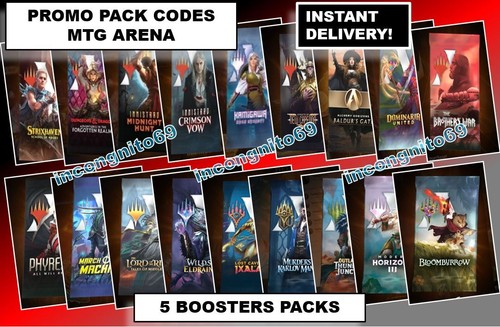Magic mtg arena card booster - magic, 5
