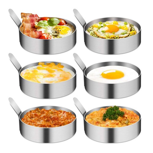 6pcs egg rings round - 2/4/6pcs,
