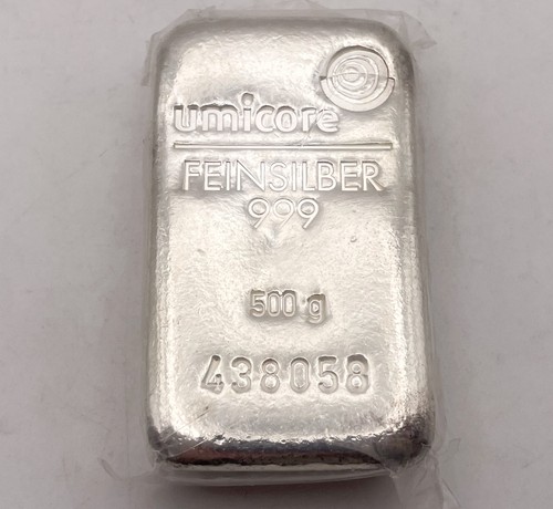 500g umicore 999 fine silver - umicore,