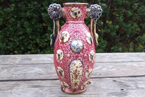 Napoli italian majolica vase - italian,