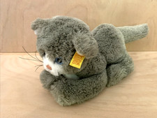 Steiff Grey Plush Kitty