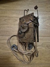 Antique Brass Longcase Clock Movement Bell Stand Hammer Spare 11x15cm T15