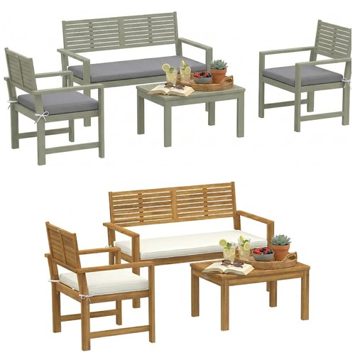 Seater wooden garden - wooden,