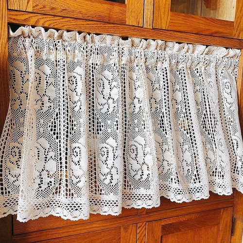Vintage hand crochet lace - vintage,