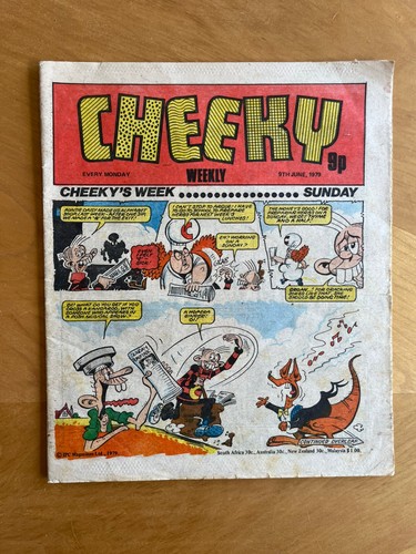 Cheeky weekly comic 7th july - weekly,