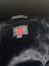 GALLERY Faux Fur Trim Pea Coat Ladies Size U.K-14L”- EUR/40”-U.S-10”