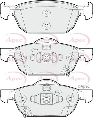 New apec front - axle, pads