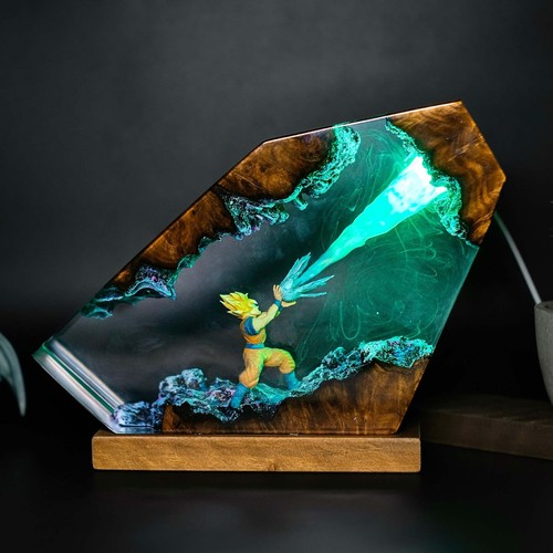 Multicoloured goku epoxy resin - multicoloured,