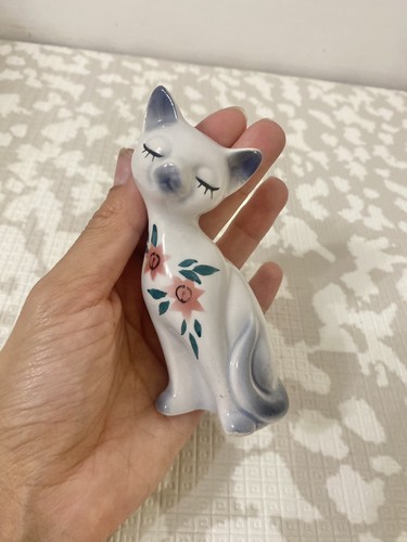 Vintage siamese cat figure - siamese,